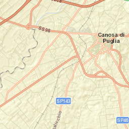 Canosa di Puglia Street Map