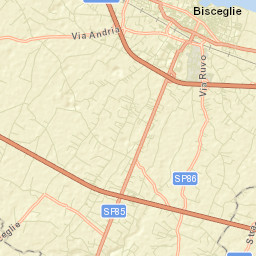 Bisceglie Street Map