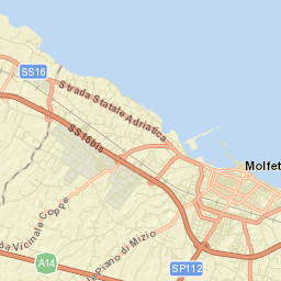 Molfetta Street Map