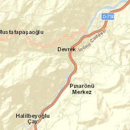 Devrek Street Map