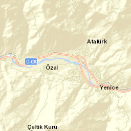 Yenice Street Map