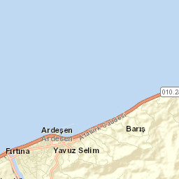 Ardeşen Street Map