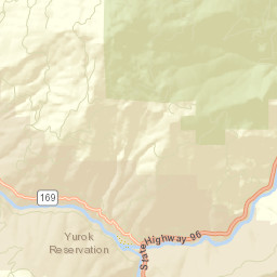 Weitchpec California Street Map