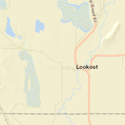 Lookout California Street Map
