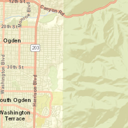 South Ogden Street Map