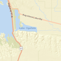 Keith County Street Map