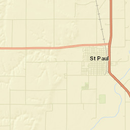 Saint Paul Street Map