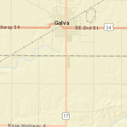 Galva Street Map