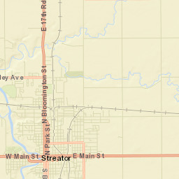 Streator Street Map