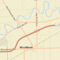 Woodburn Street Map