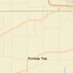 Portage Center Ohio Street Map