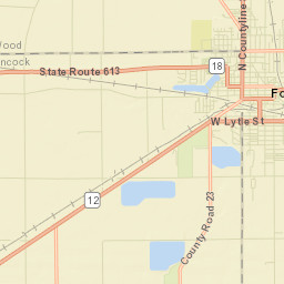 Nyes Mobile Home Park Ohio Street Map