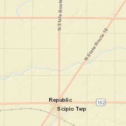 Republic Ohio Street Map