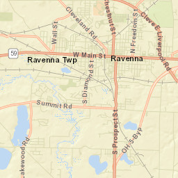 Sprotts Corners Ohio Street Map