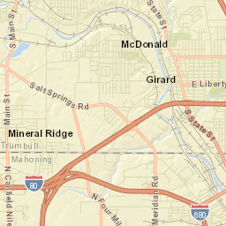 South Niles Ohio Street Map