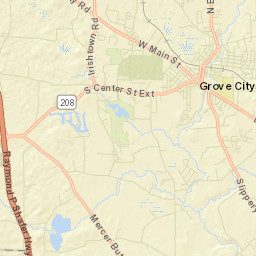 Grove City Street Map