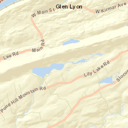 Glen Lyon Street Map