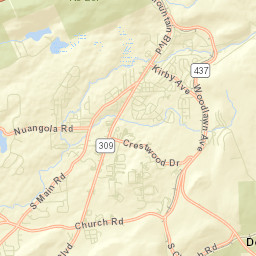 Mountain Top Street Map