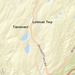 Pine Ridge Street Map
