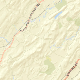 Sussex County Street Map