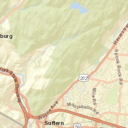 Suffern New York Street Map