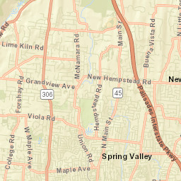Wesley Hills New York Street Map