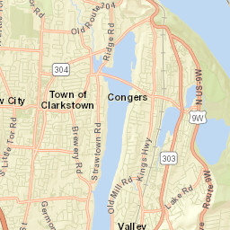 Valley Cottage New York Street Map