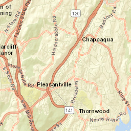 Thornwood New York Street Map