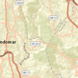 São Pedro da Cova Street Map