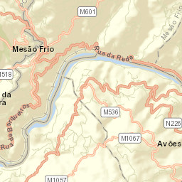 Mesão Frio Street Map