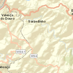 Ervedosa do Douro Street Map