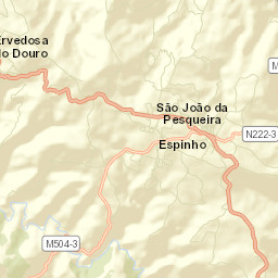 São João da Pesqueira Street Map