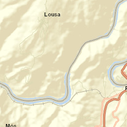 Mós Street Map
