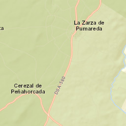 Cerezal de Peñahorcada Street Map