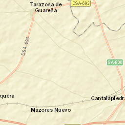 Tarazona de Guareña Street Map