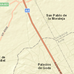 San Pablo de la Moraleja Street Map