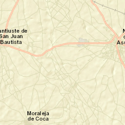Nava de la Asunción Street Map