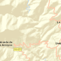 Valverde de los Arroyos Street Map