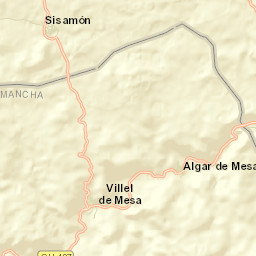 Algar de Mesa Street Map