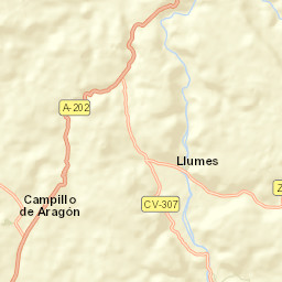 Campillo de Aragón Street Map