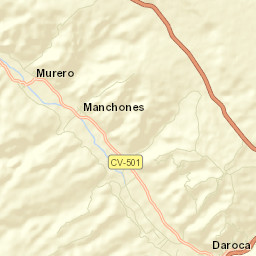 Daroca Street Map