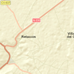 Retascón Street Map