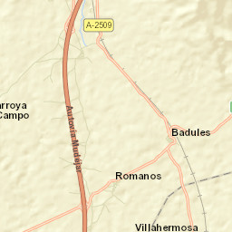 Romanos Street Map
