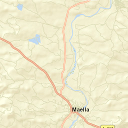 Maella Street Map