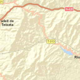 Riudecanyes Street Map