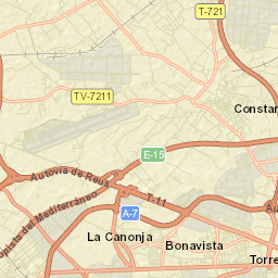 Constantí Street Map