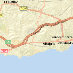 Altafulla Street Map