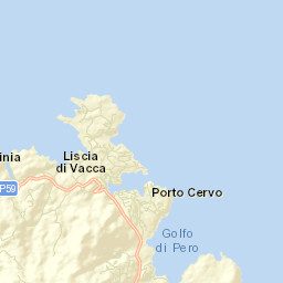 Porto Cervo Street Map