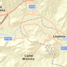 Castel Morrone Street Map