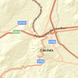Candela Street Map